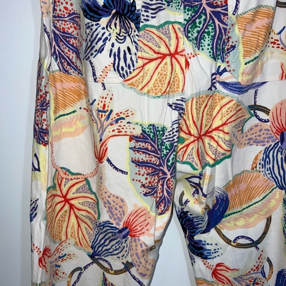 ANTHROPOLOGIE MAUVE The Colette Cropped Wide-Leg Pants Sarah Gordon Edition - Picture 10 of 15